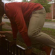 Cam Newton hopping fence at Community School of Davidson (N.C.) playground
YouTube Screenshot